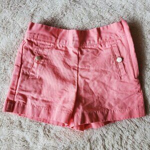 Janie and Jack Classic Button Front Pocket Pink Barbie Shorts Girl Kid Toddler 4